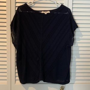Loft Navy Top, L